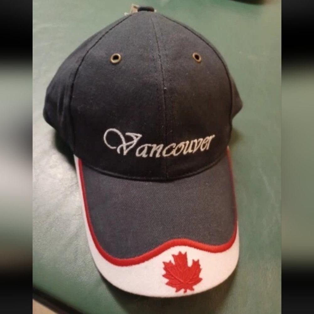 Vancouver Canada Hat Baseball Cap Adjustable Strap Maple Leaf